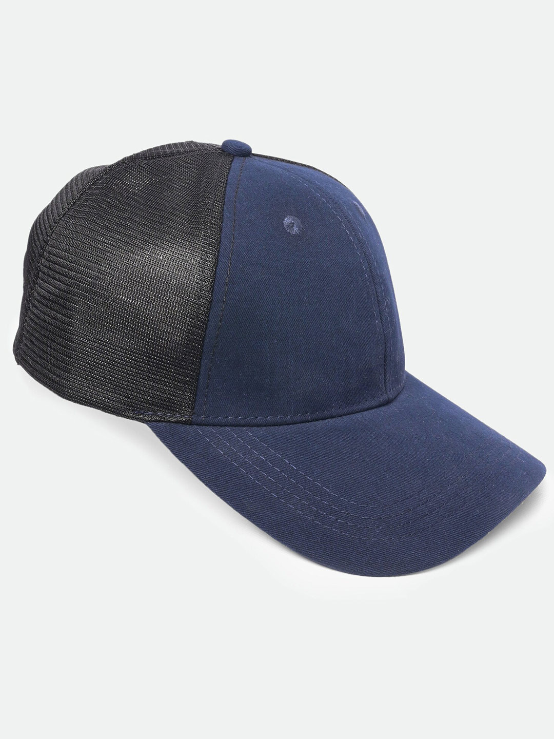 

WEAVERS VILLA Men Cotton Baseball Cap, Navy blue