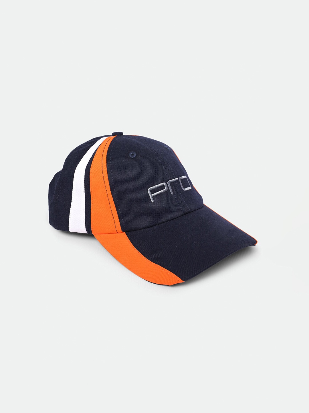 

WEAVERS VILLA Men Colourblocked Cotton Baseball Cap, Navy blue