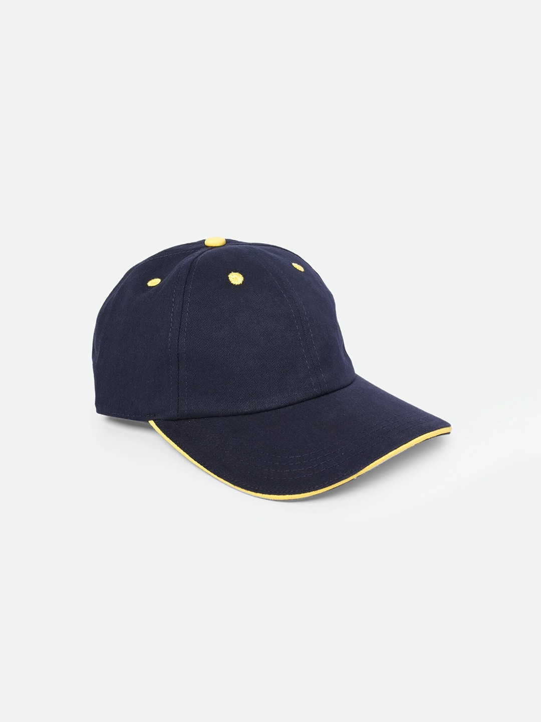 

WEAVERS VILLA Men Embroidered Cotton Baseball Cap, Navy blue