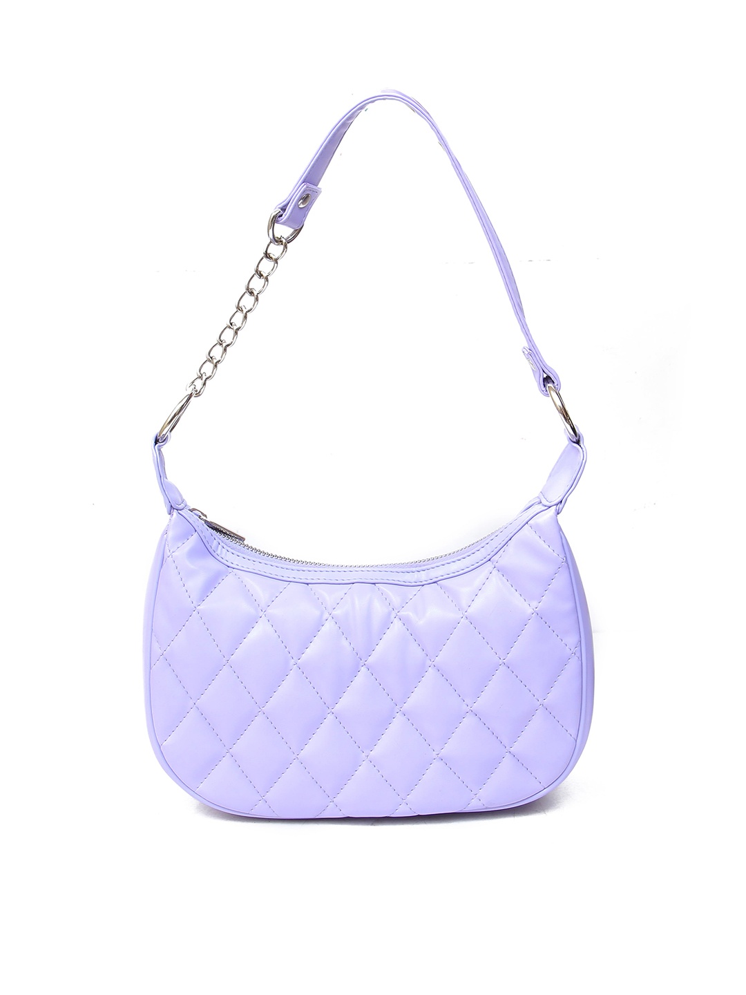 

Calvadoss Half Moon Shoulder Bag With Quilted, Lavender