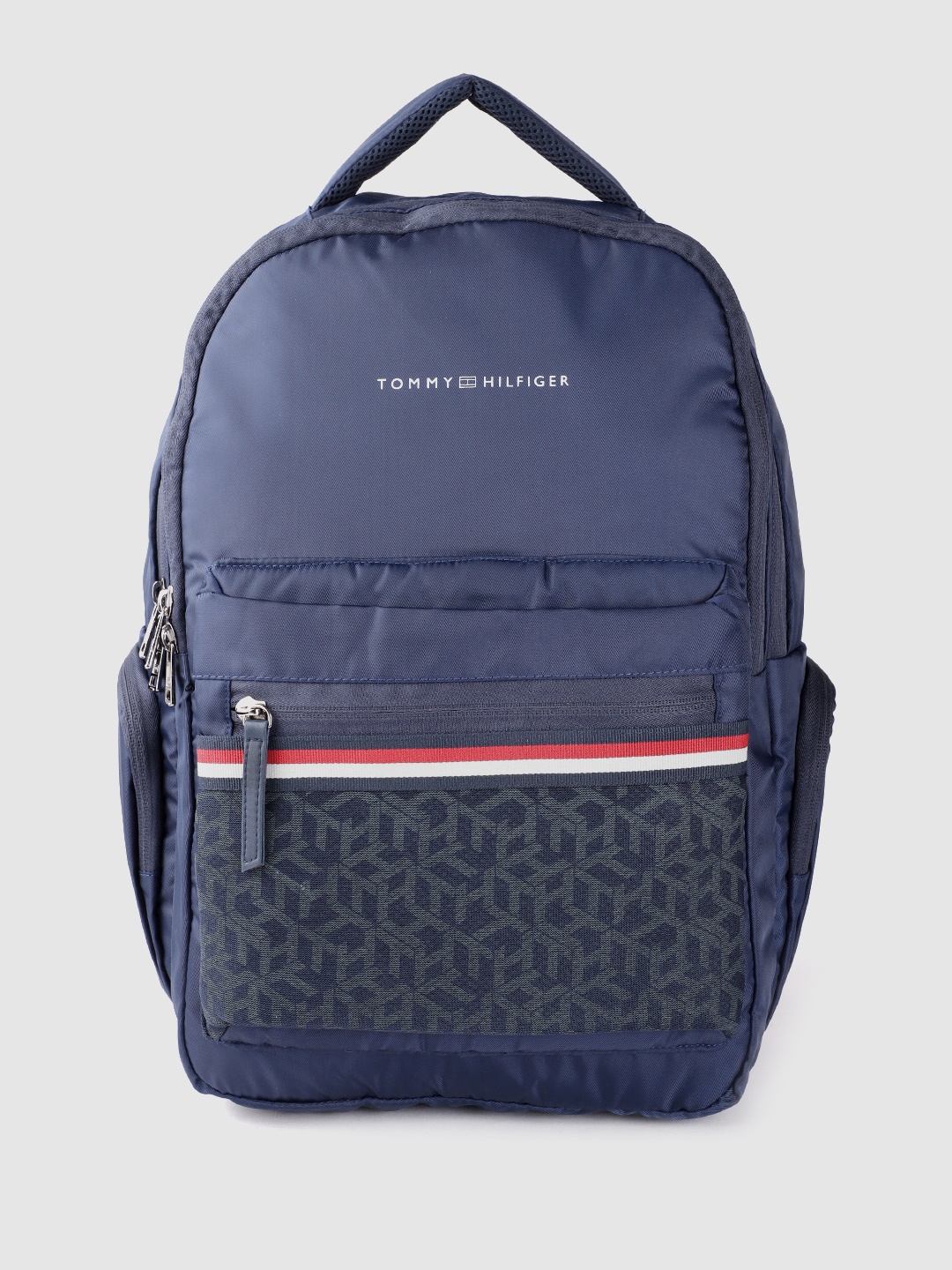 

Tommy Hilfiger Unisex Geometric Print Backpack, Navy blue
