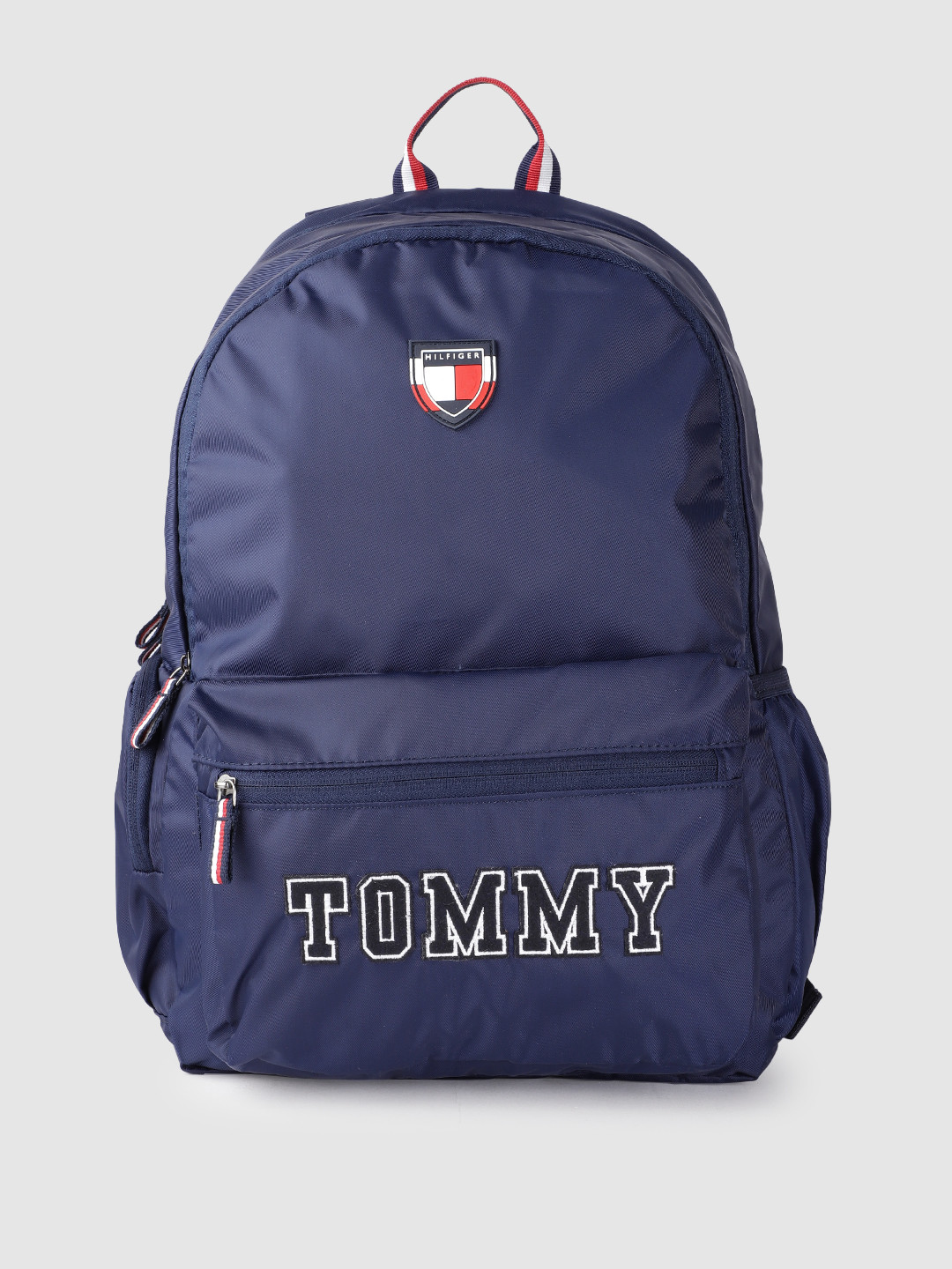 

Tommy Hilfiger Unisex Typography Applique Backpack, Navy blue