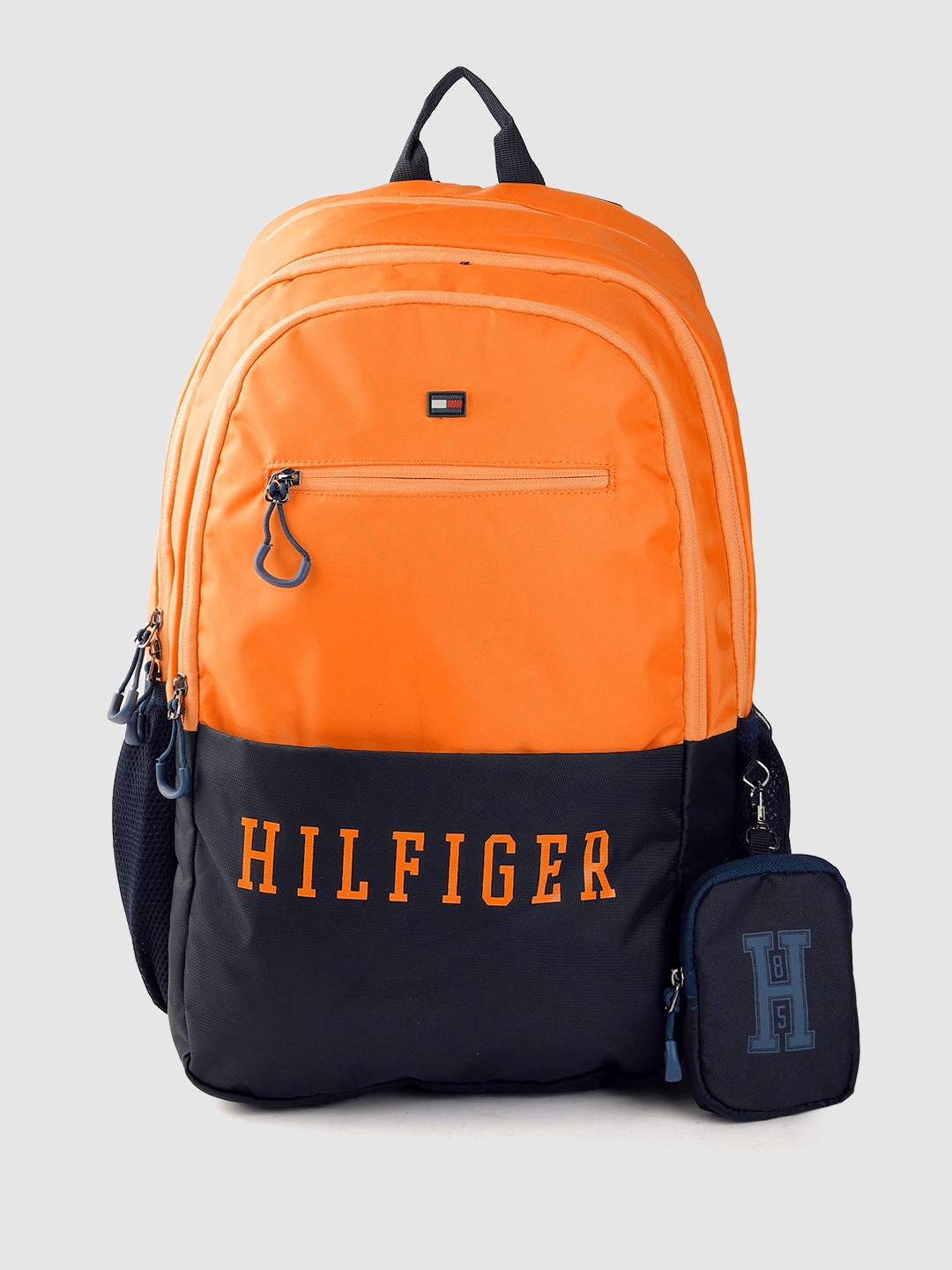 

Tommy Hilfiger Unisex Colourblocked Backpack, Orange