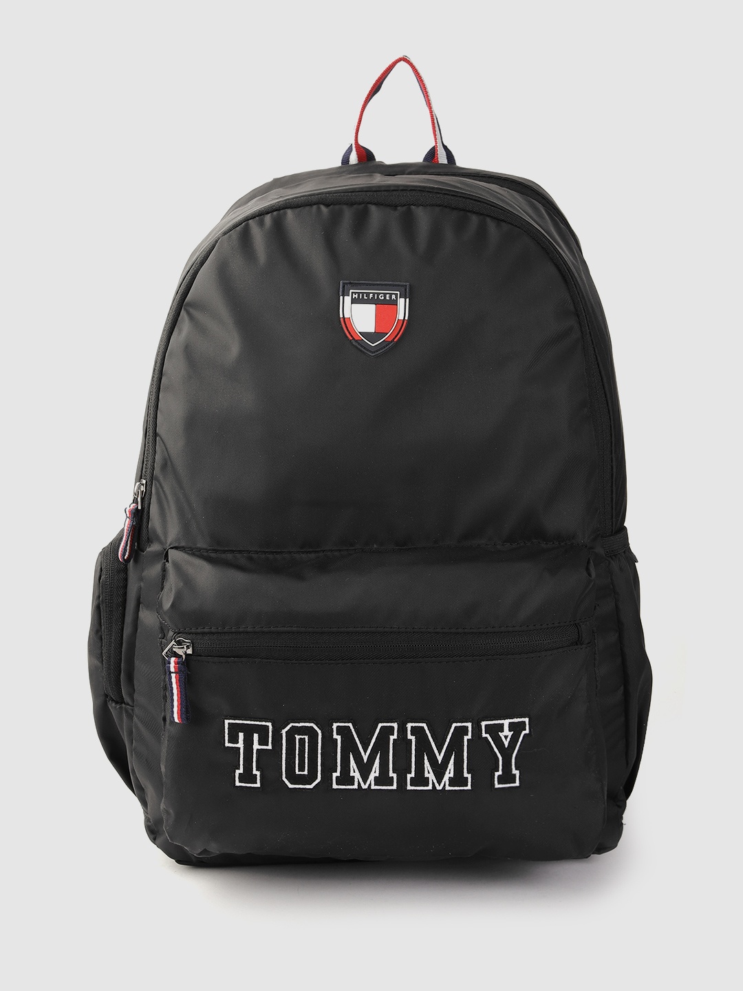 

Tommy Hilfiger Unisex Typography Backpack, Black