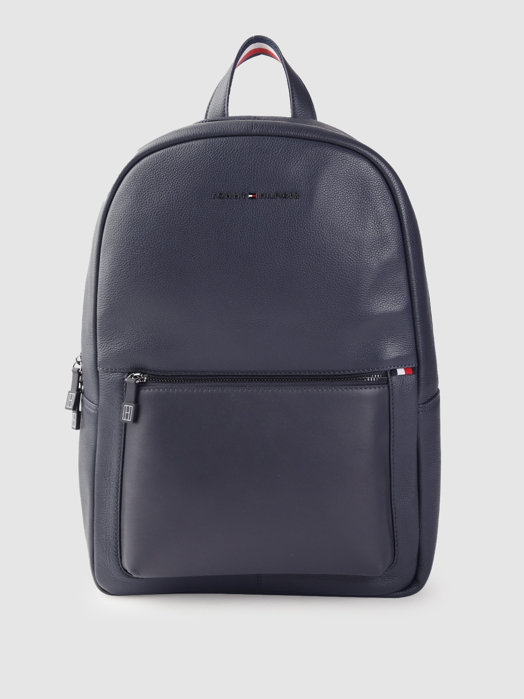 

Tommy Hilfiger Unisex Leather Backpack, Navy blue
