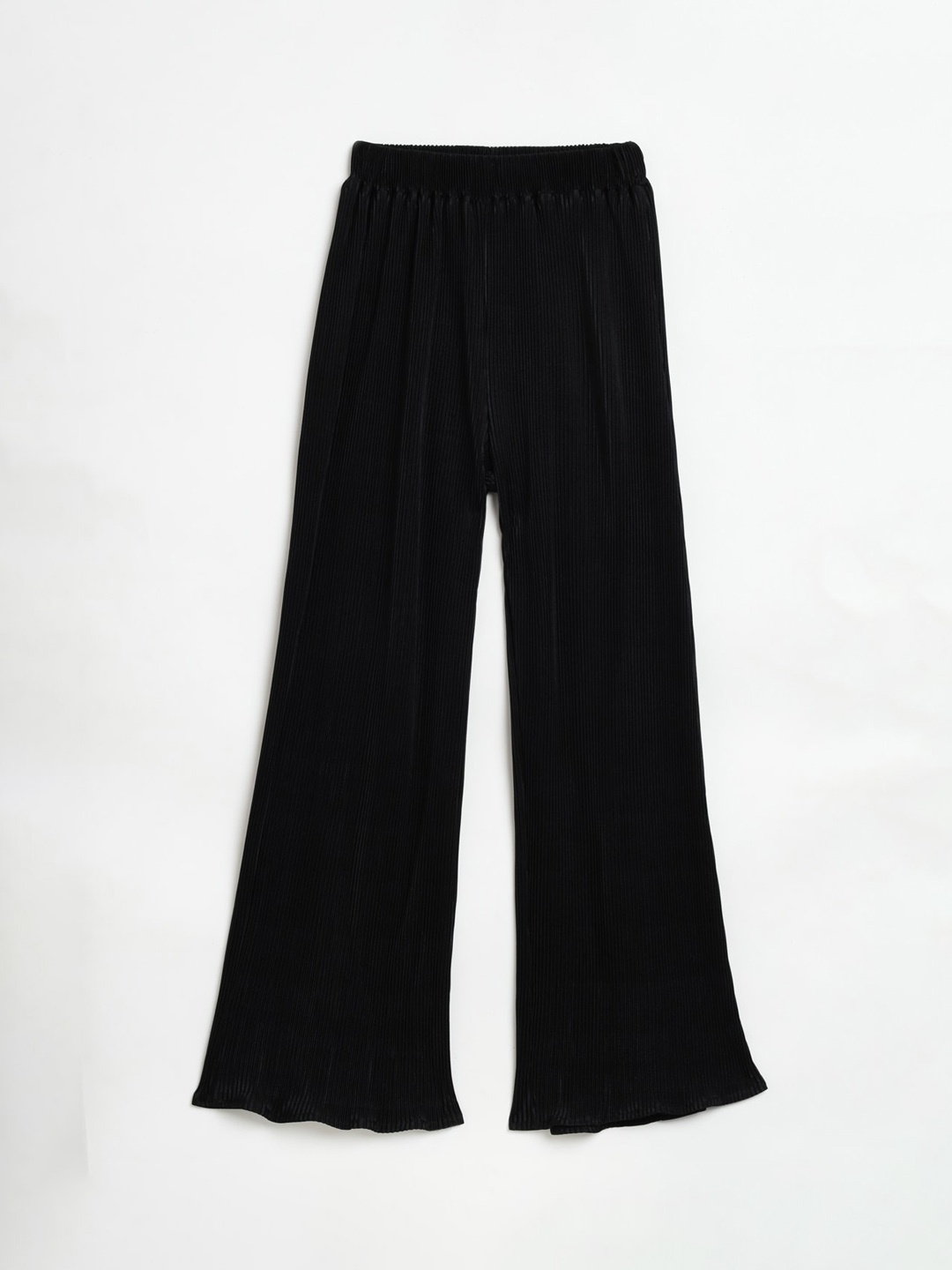 

HERE&NOW Girls Pleated Culottes Trousers, Black