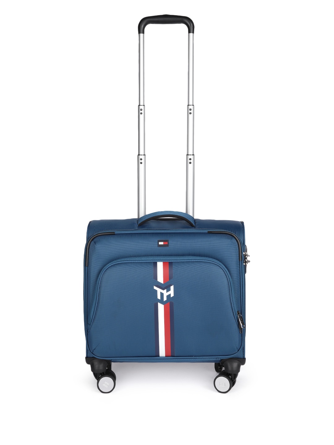

Tommy Hilfiger Striped Cabin Trolley Bag - 29 L, Blue