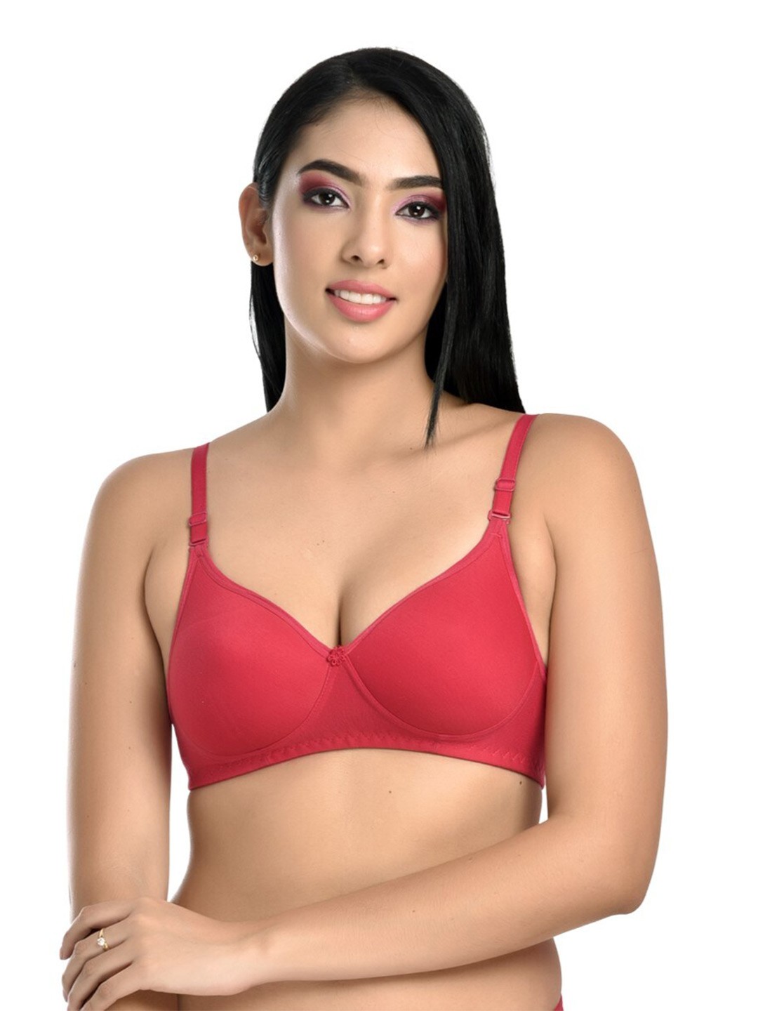 

SASHU Full Coverage All Day Comfort Lightly Padded T-Shirt Bra, Pink
