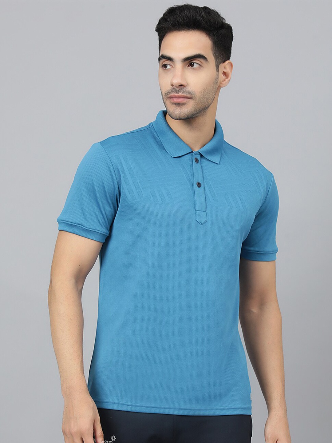 

SPORT SUN Polo Collar Sports T-shirt, Blue