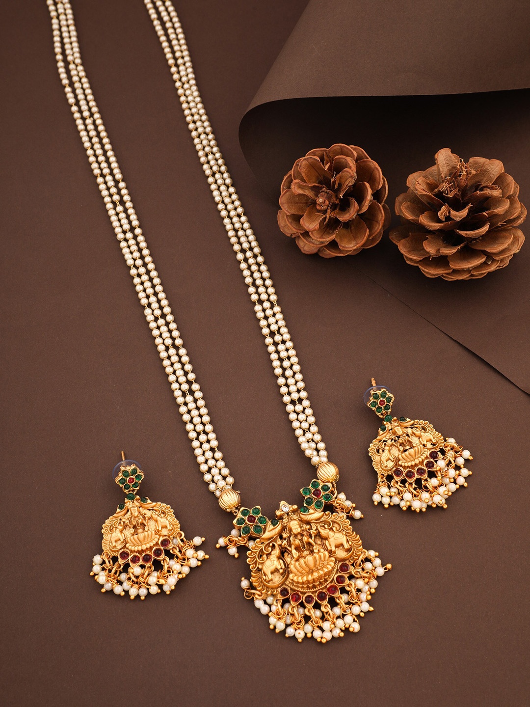 

ROFARWORD Gold-Plated Traditional Jewellery Set