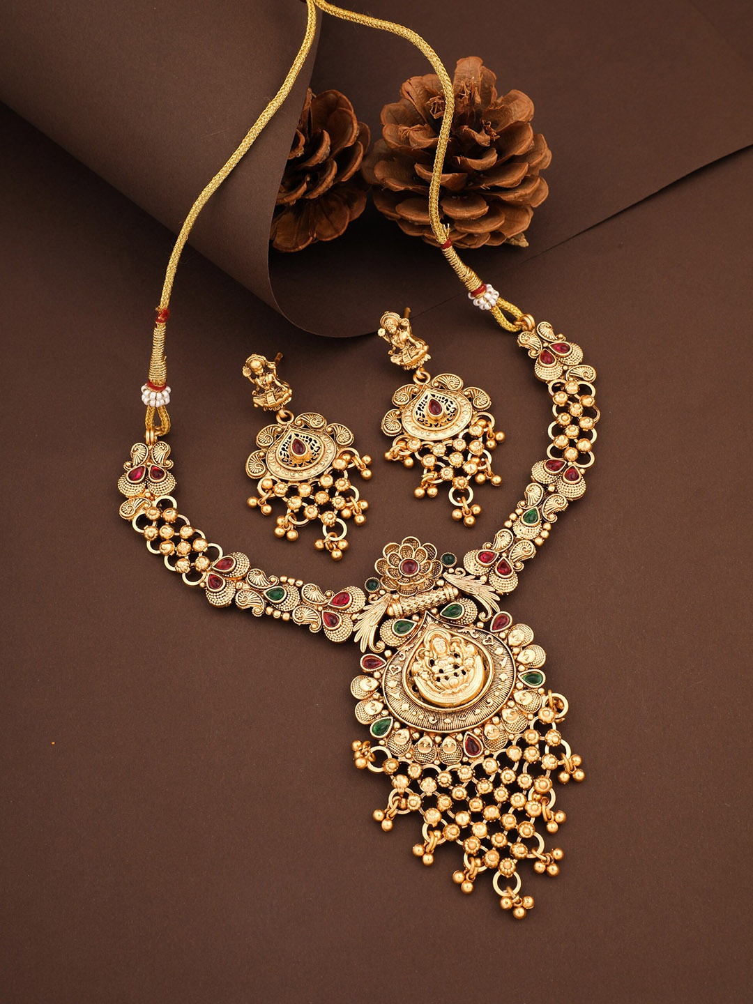 

ROFARWORD Gold-Plated Traditional Jewellery Set
