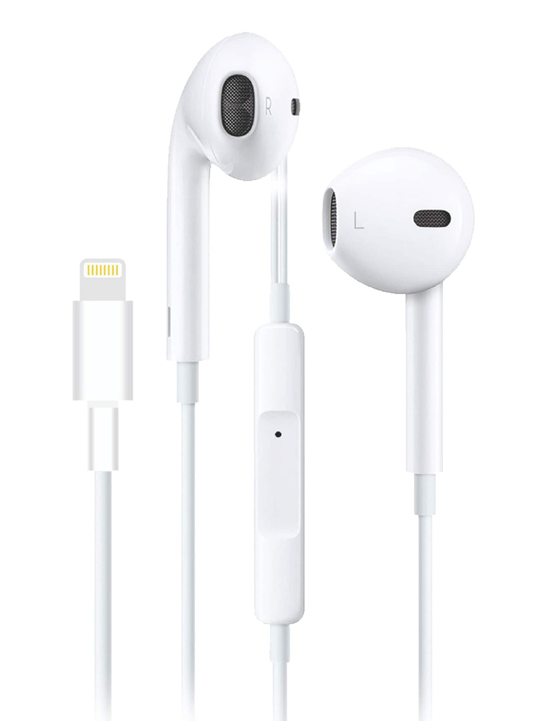 

GIZMORE ME342 In-Ear Wired Lighting Cable Earphones, White