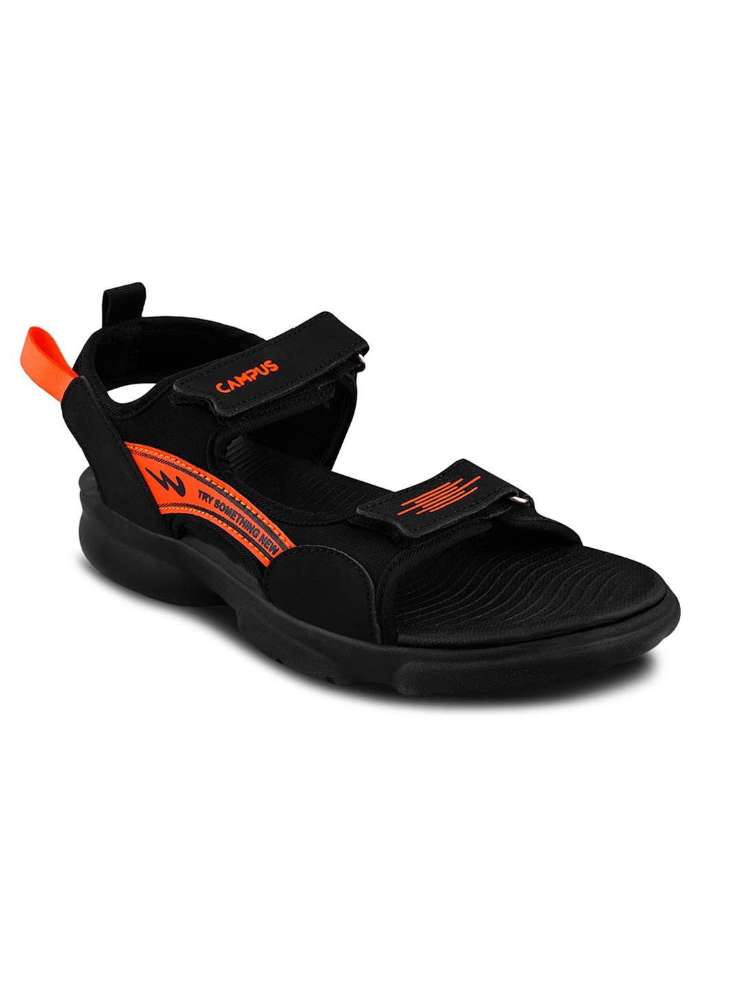 

Campus Kids Anti-Skid Sports Sandals, Black