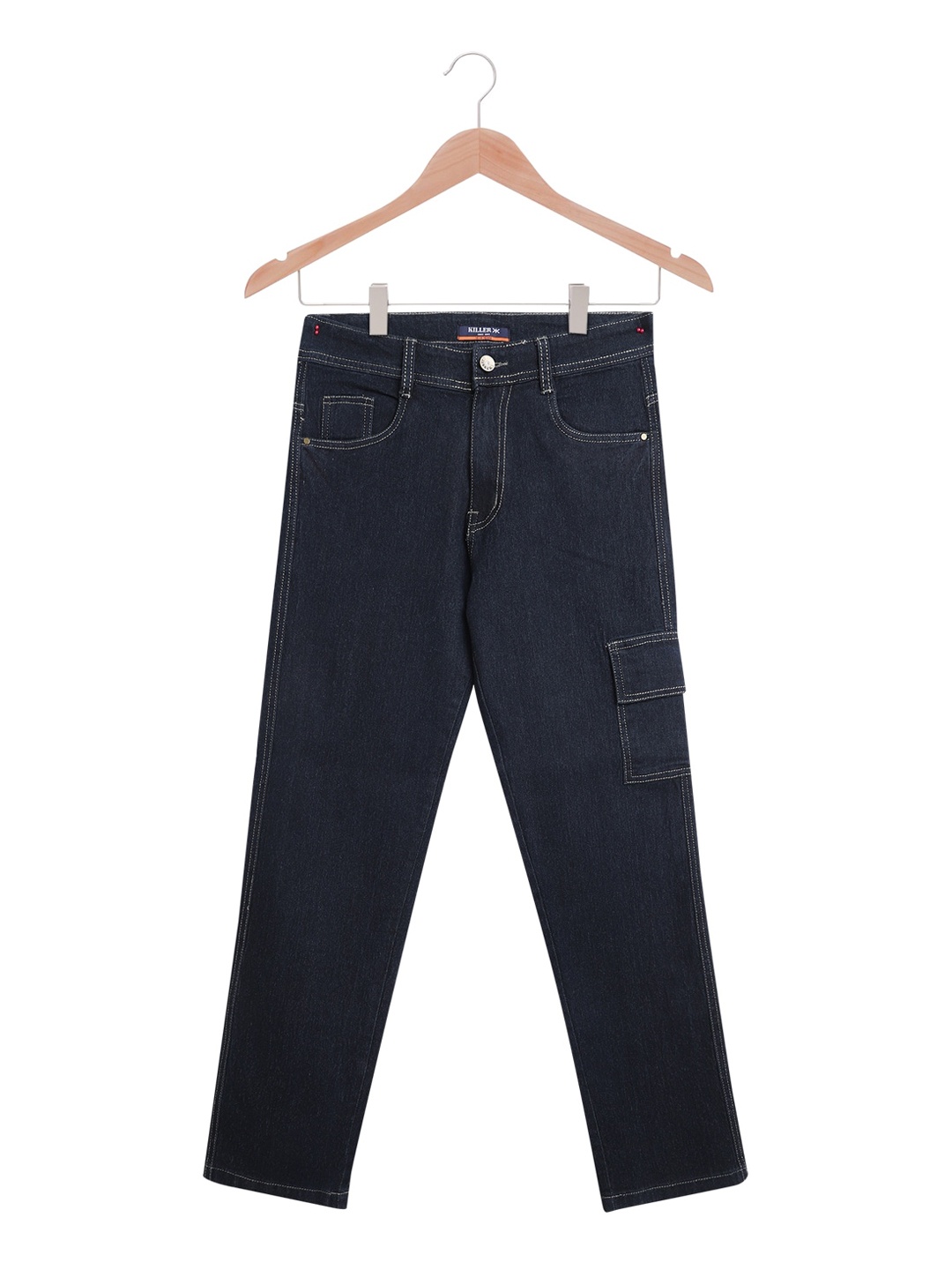 

Killer Boys Clean Look Mid Rise Cotton Jeans, Black