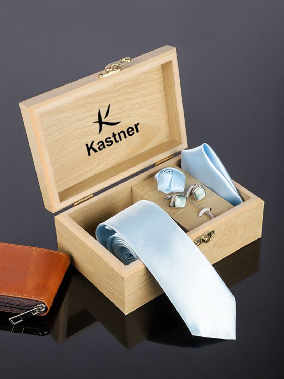 

Kastner Men 4Pcs Accessory Gift Set, Blue