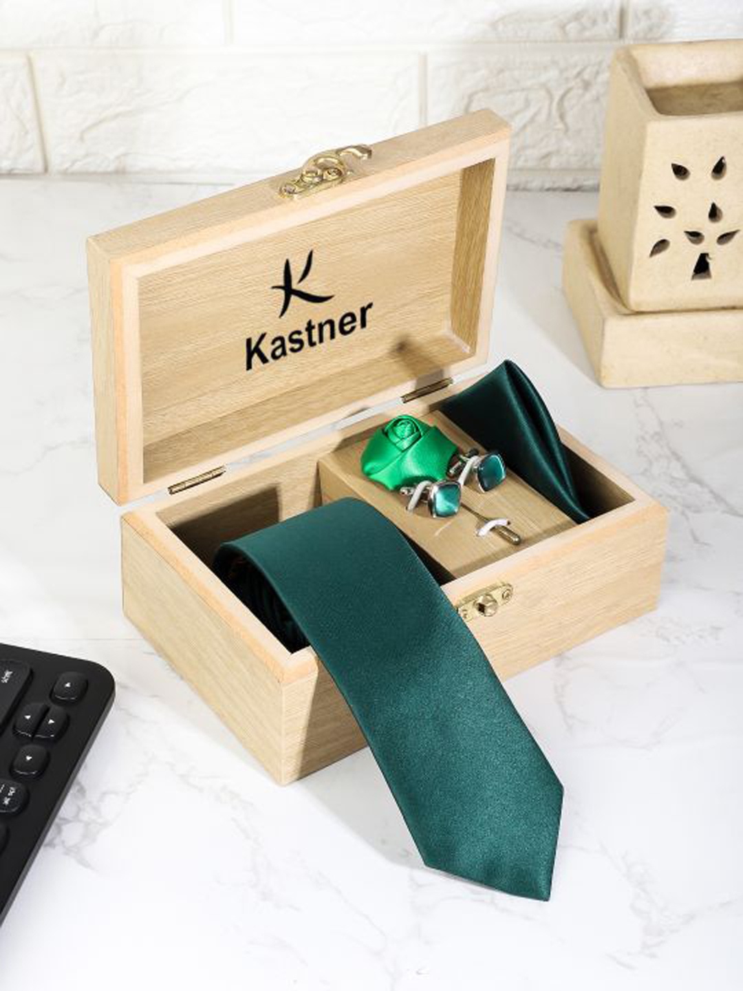 

Kastner Men Accessory Gift Set, Green