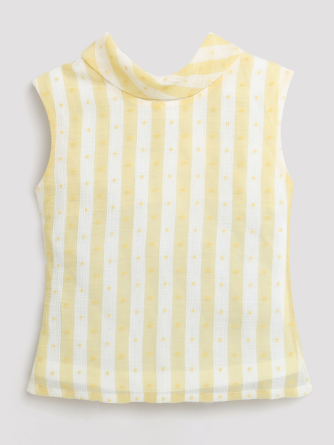 

Tiny Girl Girls Striped Sleeveless Top, Yellow