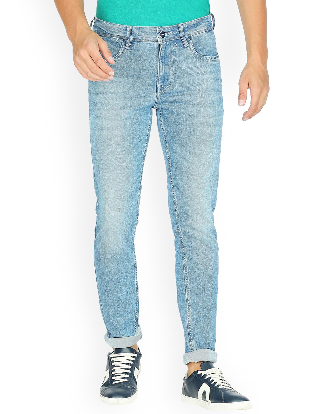 

Lawman pg3 Men Slim Fit Heavy Fade Cotton Jeans, Blue