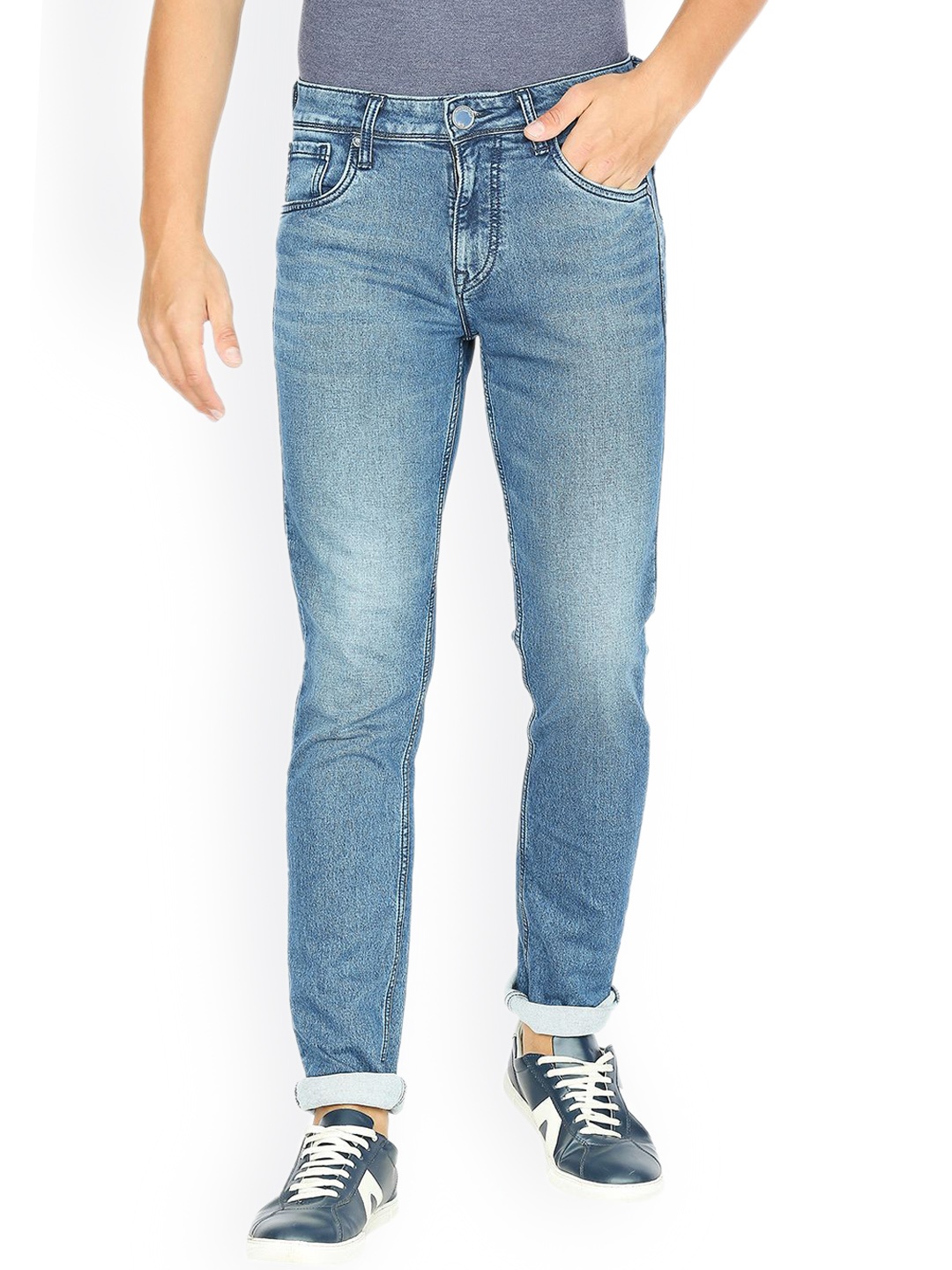 

Lawman pg3 Light Fade Slim Fit Cotton Jeans, Blue
