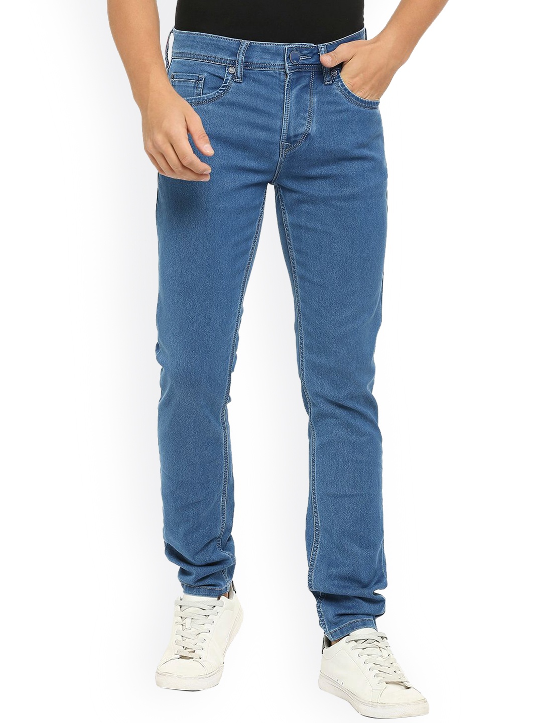 

Lawman pg3 Men Slim Fit Mid-Rise Cotton Jeans, Blue