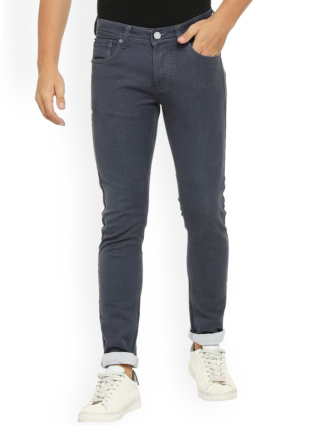 

Lawman pg3 Men Slim Fit Clean Look Cotton Jeans, Grey