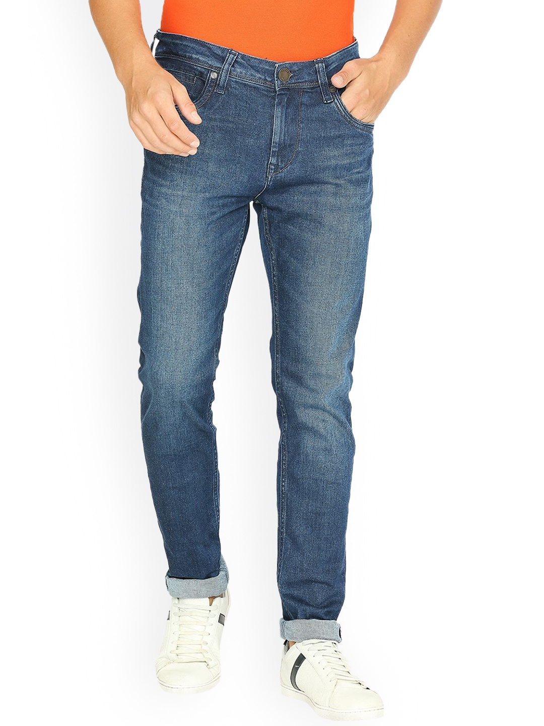 

Lawman pg3 Clean Look Light Fade Cotton Jeans, Blue