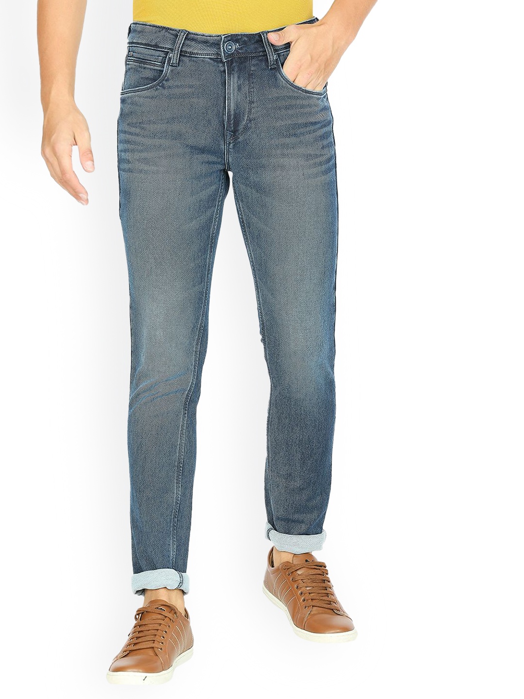 

Lawman pg3 Men Slim Fit Light Fade Cotton Clean Look Jeans, Blue