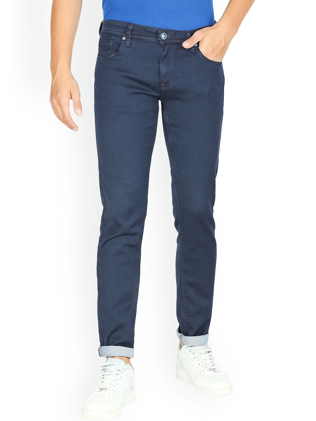 

Lawman pg3 Men Slim Fit Mid-Rise Cotton Jeans, Blue