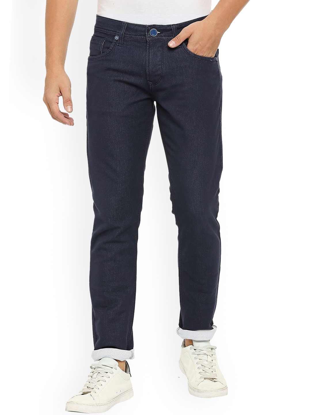 

Lawman pg3 Men Mid-Rise Slim Fit Cotton Jeans, Navy blue