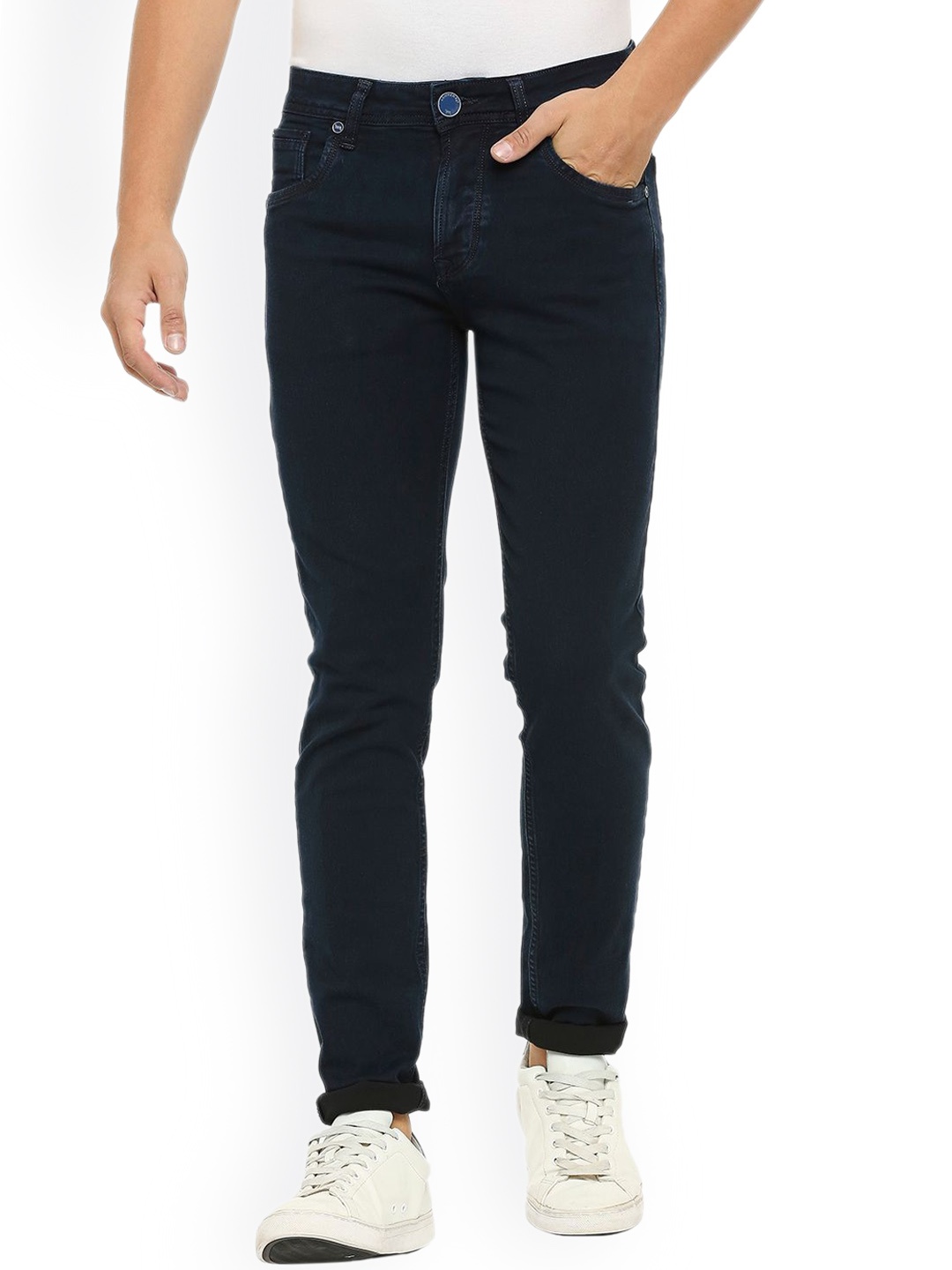 

Lawman pg3 Men Clean Look Slim Fit Cotton Jeans, Blue