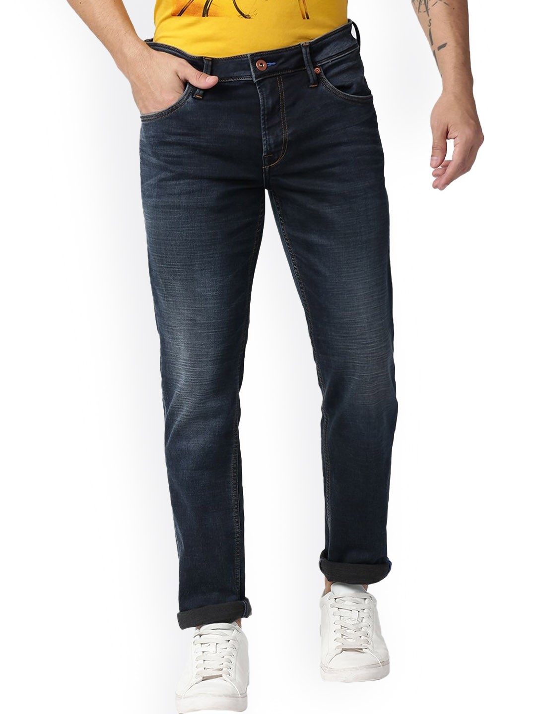

Killer Men Clean Look Light Fade Cotton Jeans, Blue