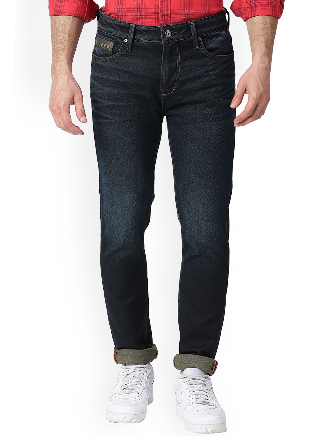 

Killer Men Skinny Fit Light Fade Clean Look Cotton Jeans, Blue