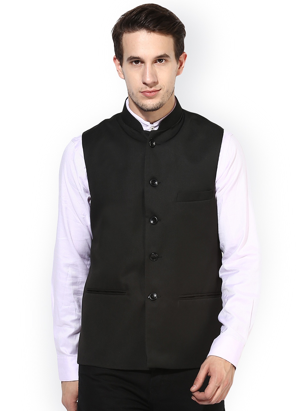 

Hangup Black Nehru Jacket