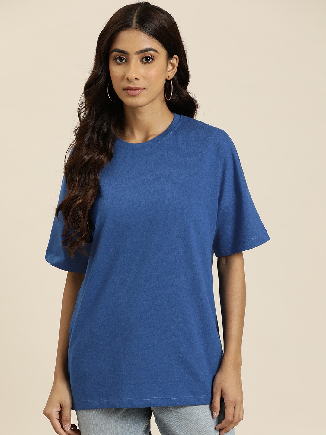 

Moda Rapido Extended Sleeves T-shirt, Blue