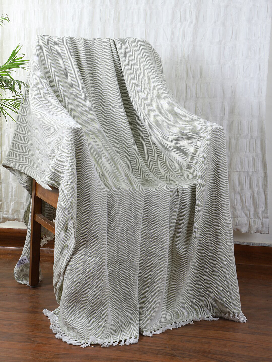 

Jamio Firati Green Geometric Printed Pure Cotton Throw