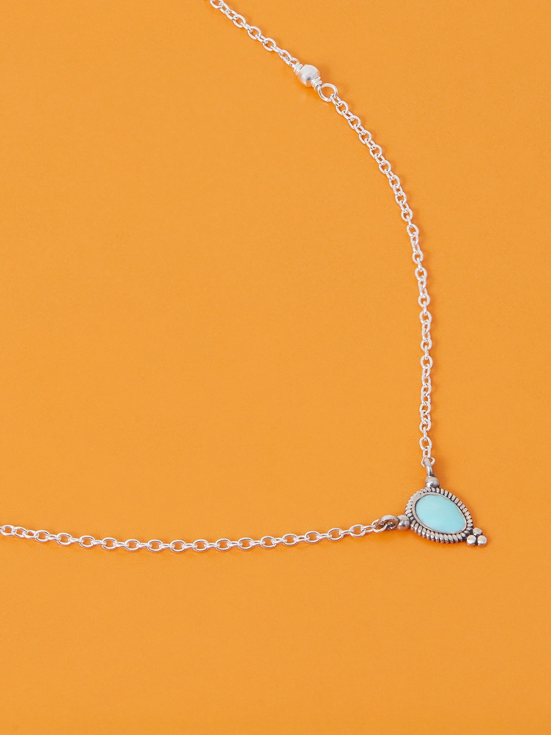 

Accessorize Silver-Plated Enamelled Necklace