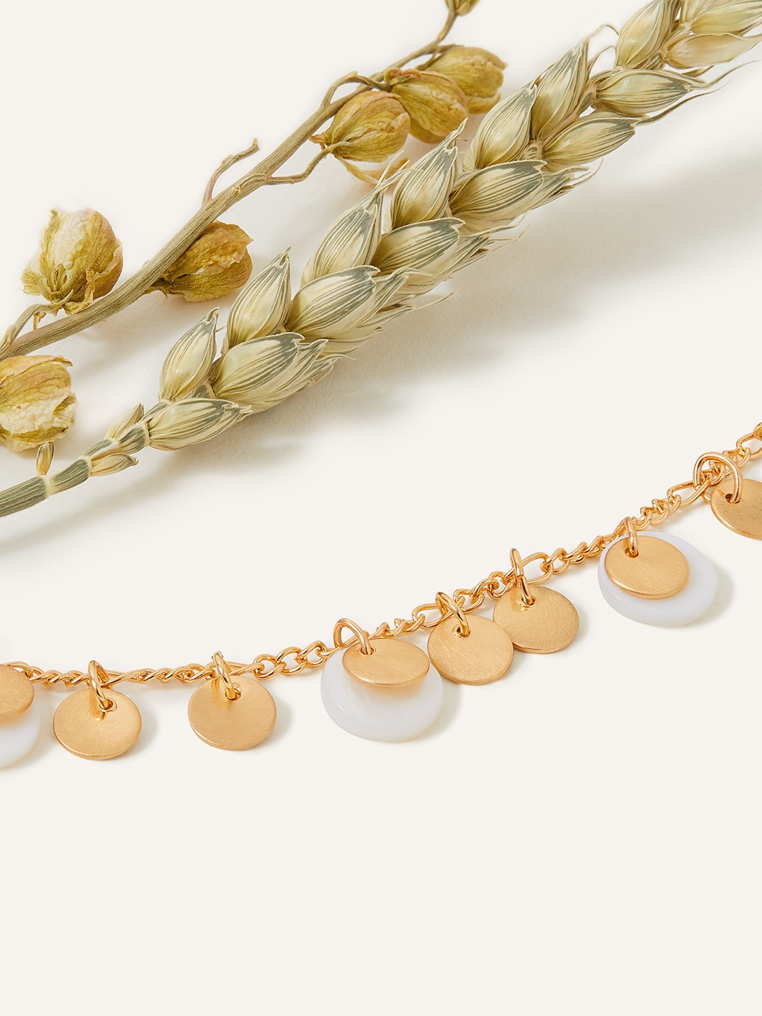 

Accessorize Gold-Plated Statement Mini Disc Necklace