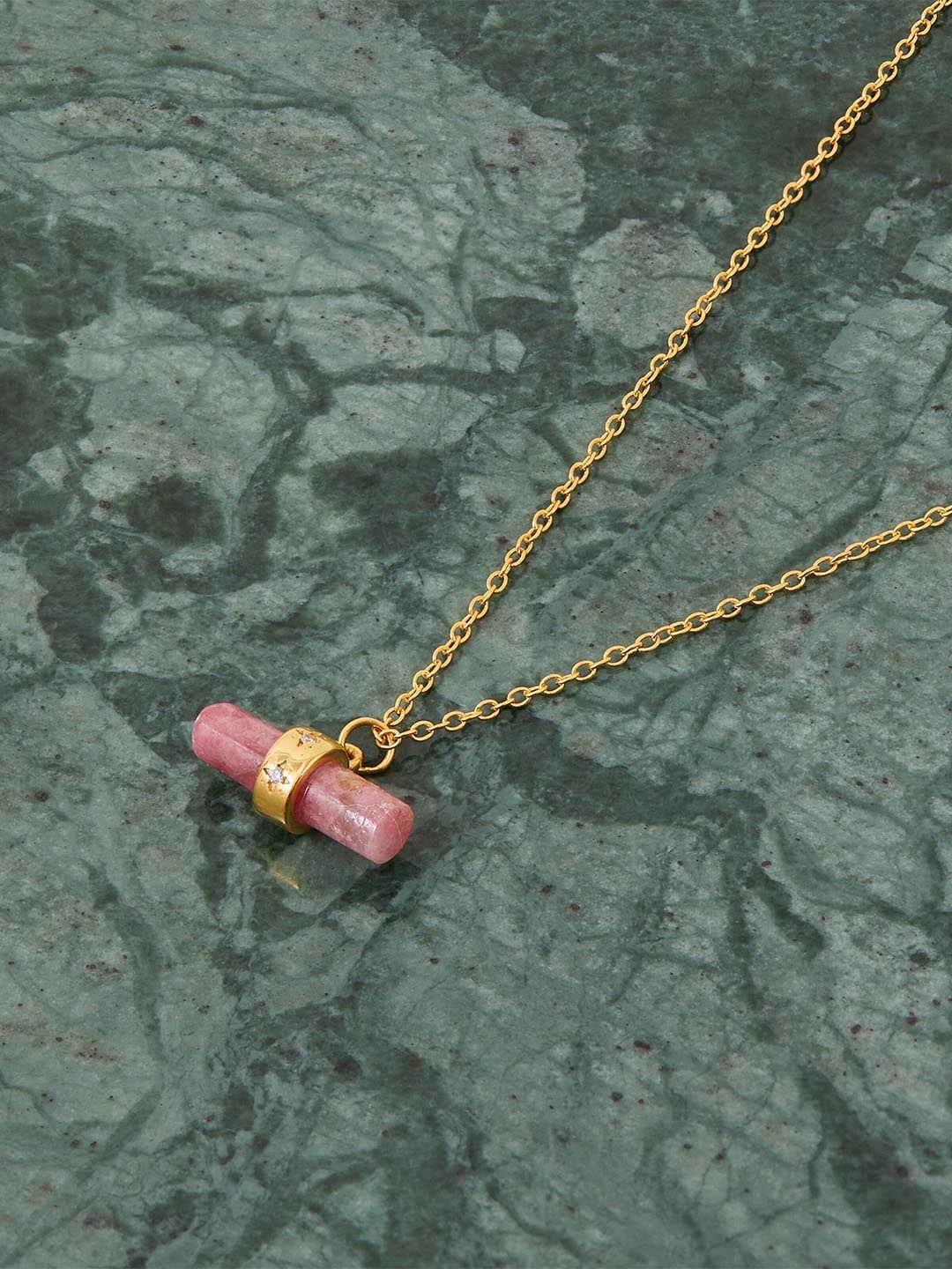 

Accessorize 14K Gold Plated Z Murano Red Glass Heart Pendant Necklace