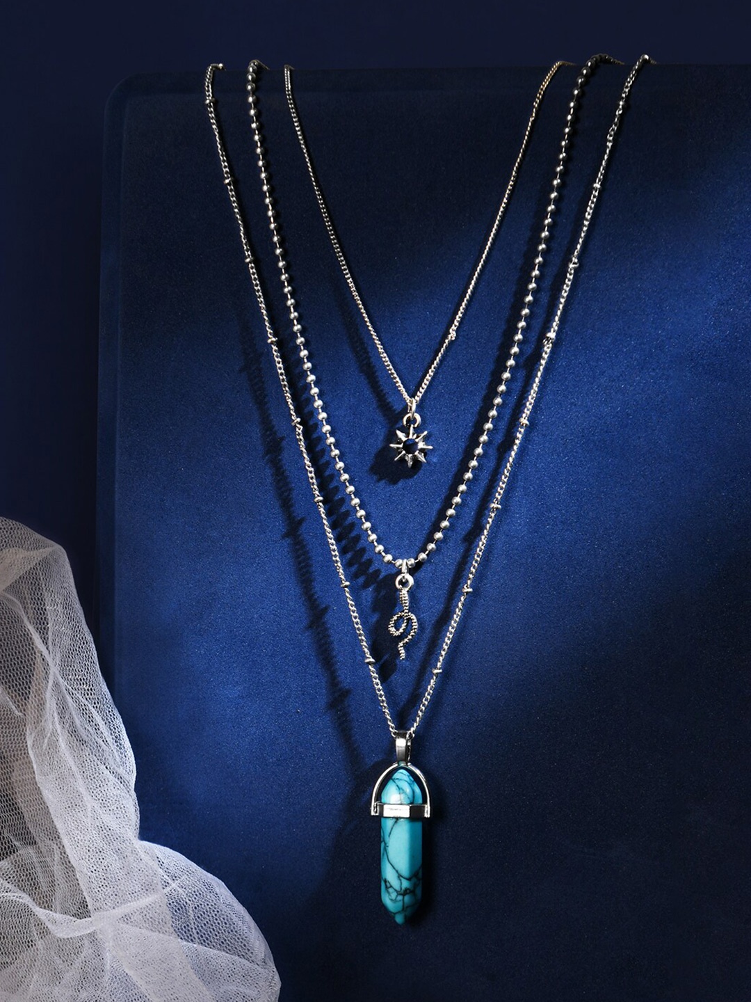 

Accessorize Silver-Plated Layered Necklace
