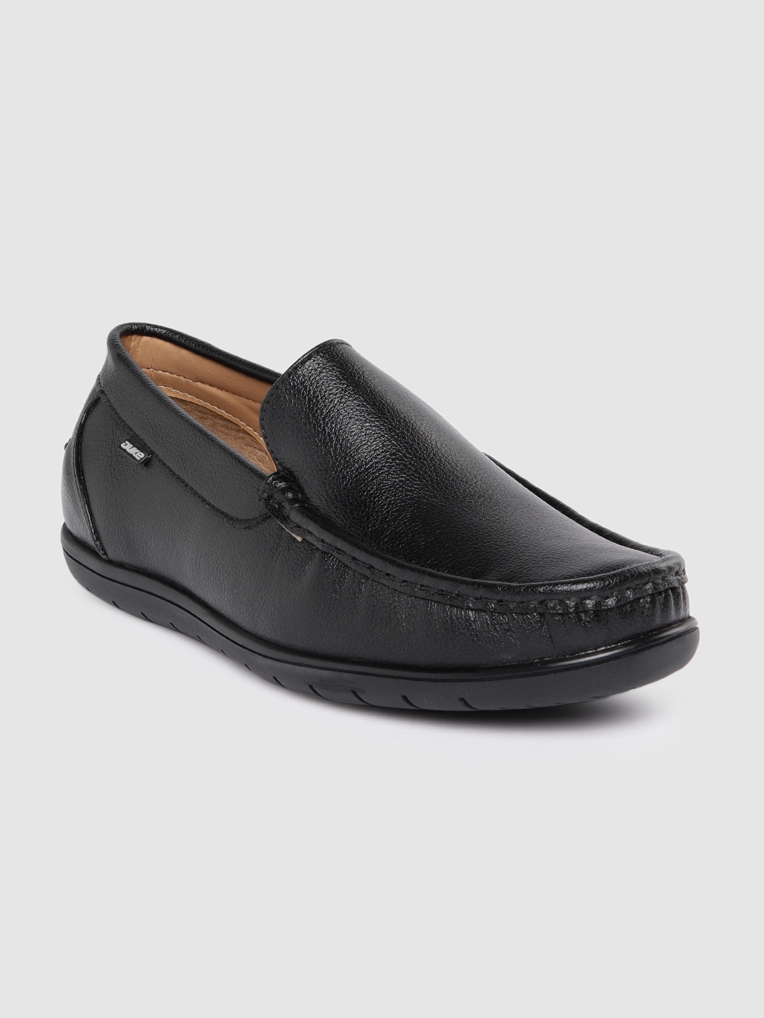 

Duke Men Textured Loafers, Black