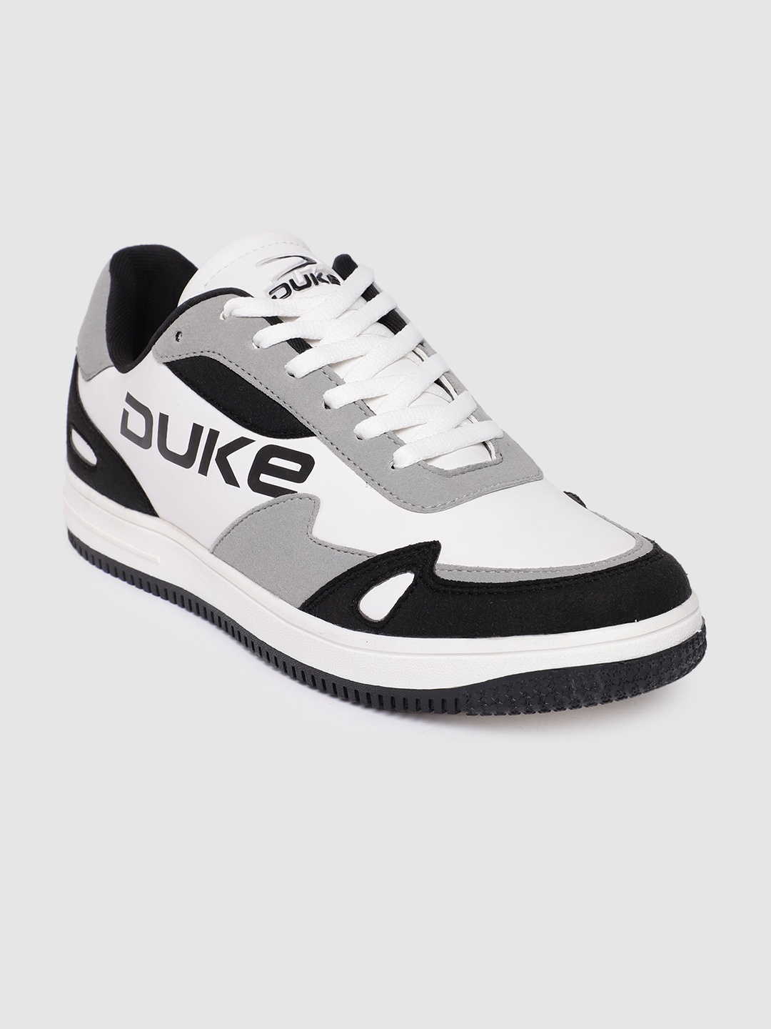 

Duke Men Colourblocked Sneakers, White