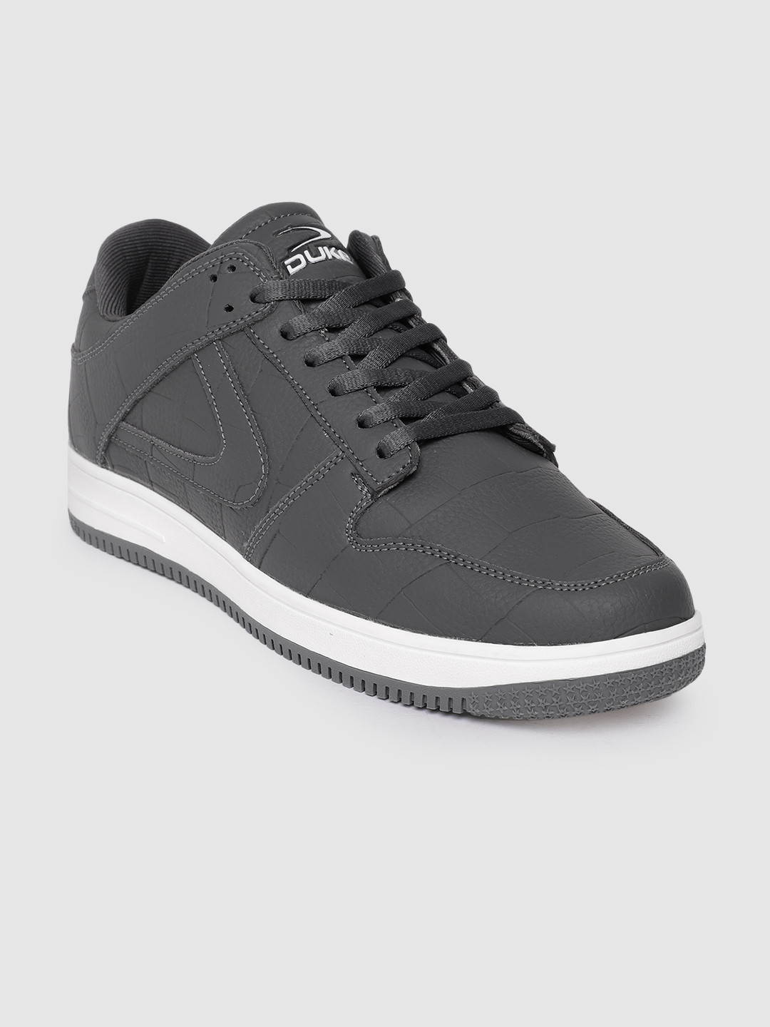 

Duke Men Textured Sneakers, Grey
