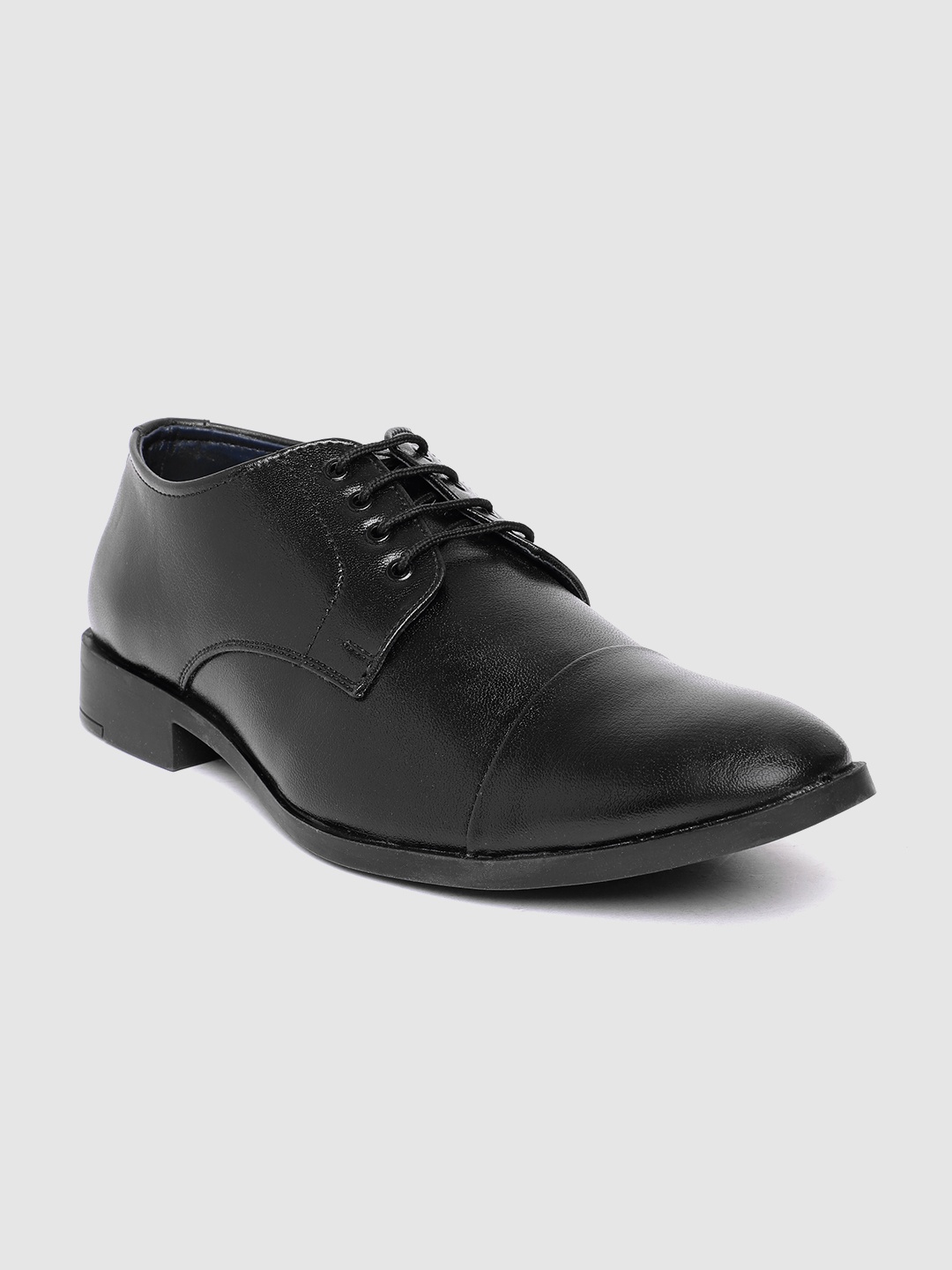 

Duke Men Solid Formal Derbys, Black