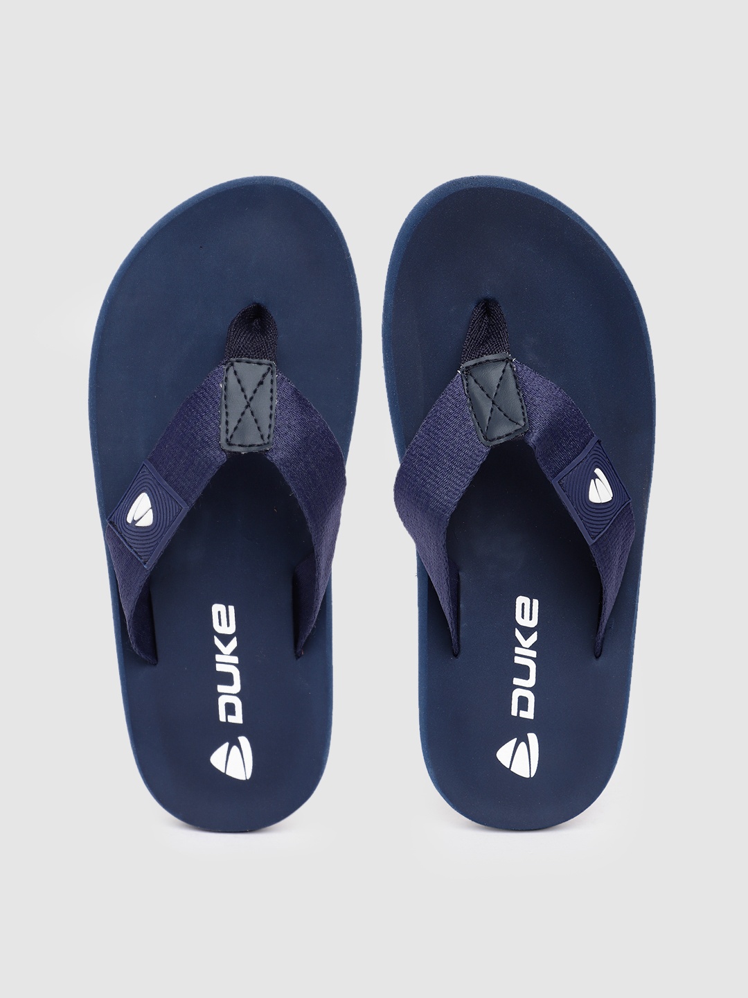 

Duke Men Solid Thong Flip-Flops, Navy blue