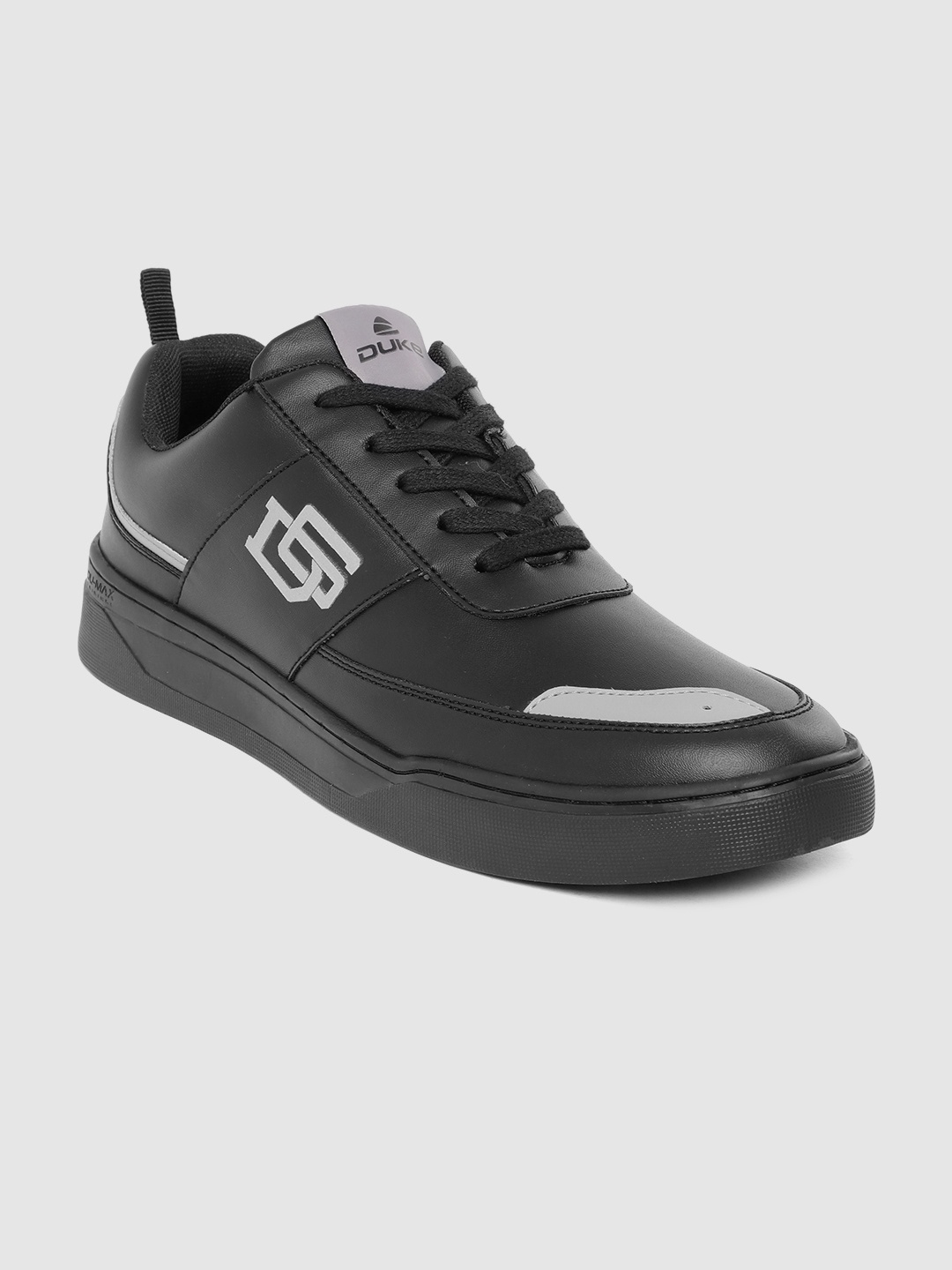 

Duke Men Brand Logo Print Detail Sneakers, Black