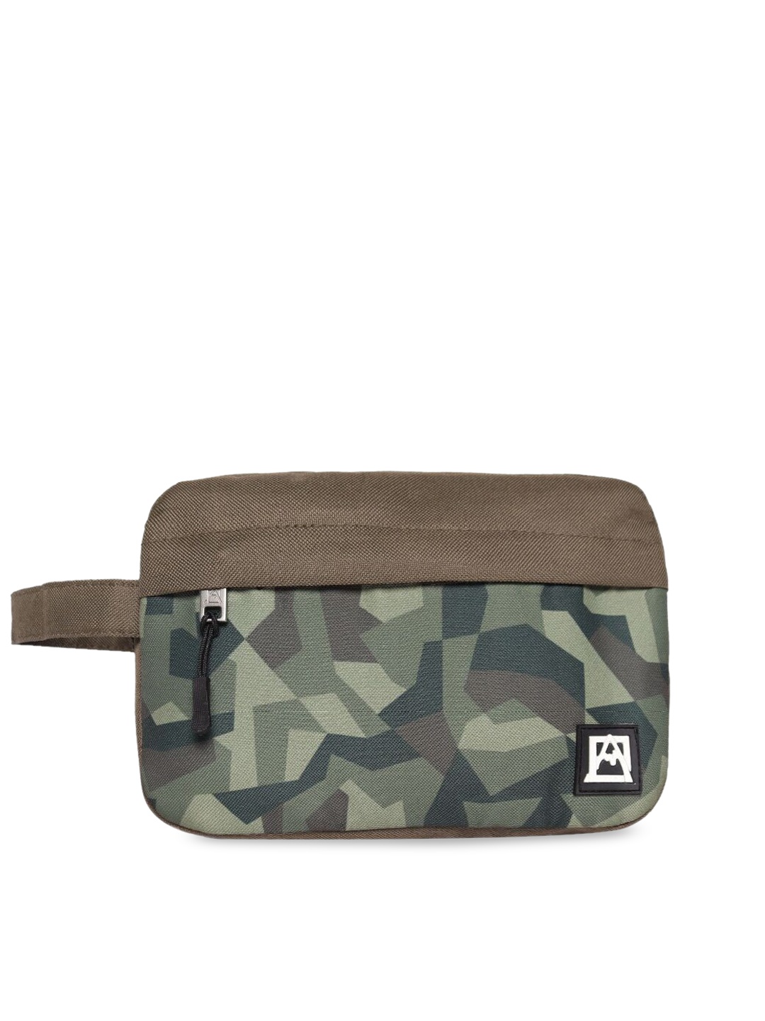 

ASTRID Camoflauge Canvas Shaving Travel Pouch, Olive