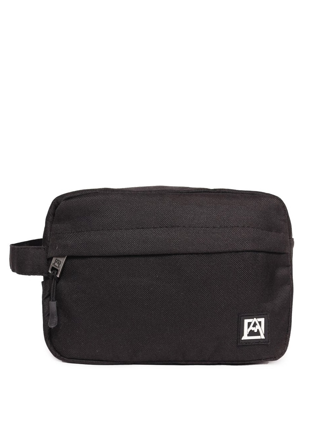 

ASTRID Solid Canvas Shaving Travel Pouch, Black