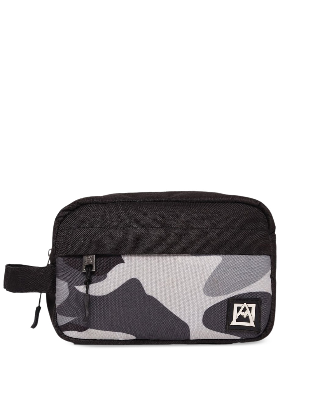 

ASTRID Camouflage Canvas Shaving Travel Pouch, Black