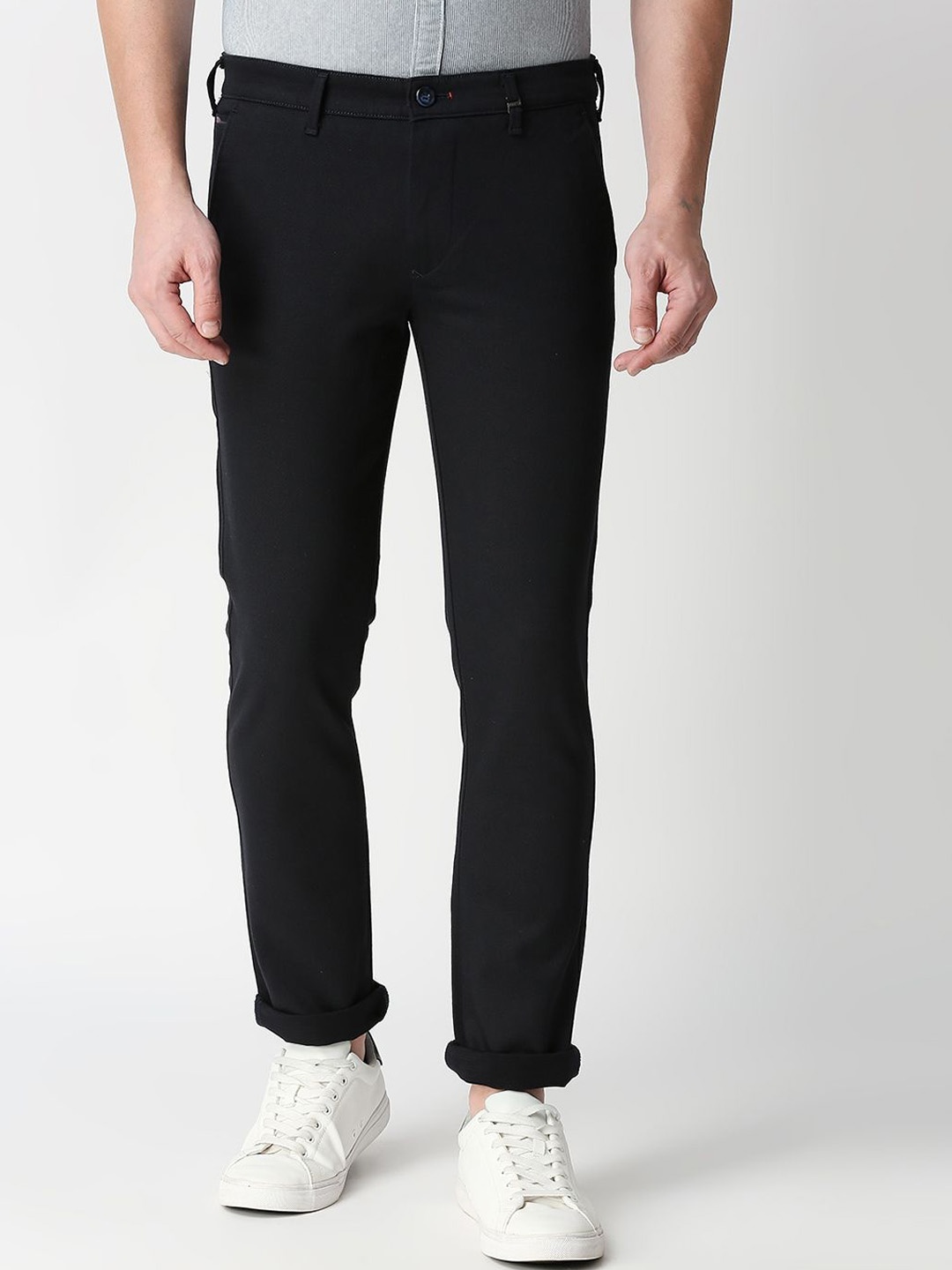 

Killer Men Slim Fit Reversible Cotton Trousers, Navy blue