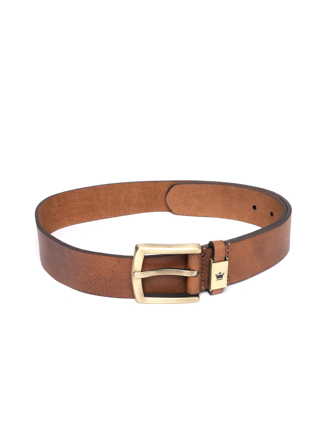 

Louis Philippe Sport Men Textured Leather Belt, Tan